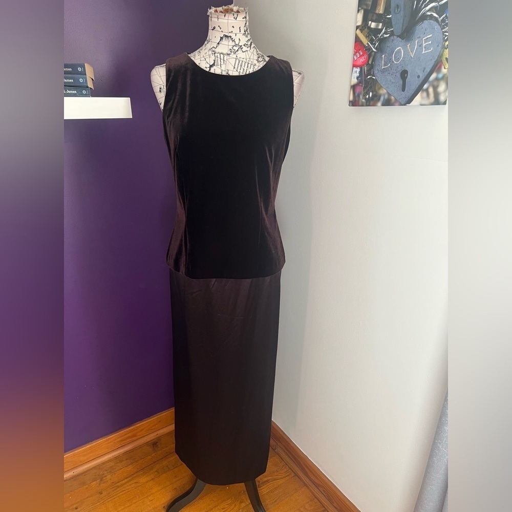 Talbots Sleeveless Maxi Dress Gown